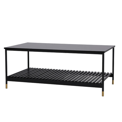 ALCONA Coffee Table In Matte Black - Cosy Abode