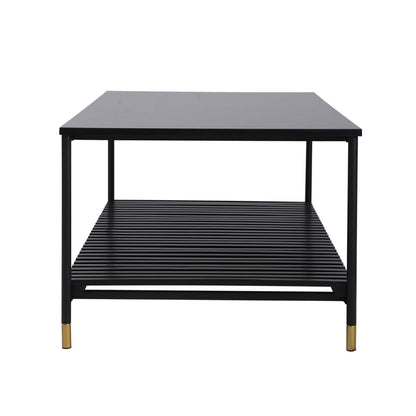 ALCONA Coffee Table In Matte Black - Cosy Abode