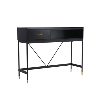 ALCONA Console Table In Matte Black - Cosy Abode