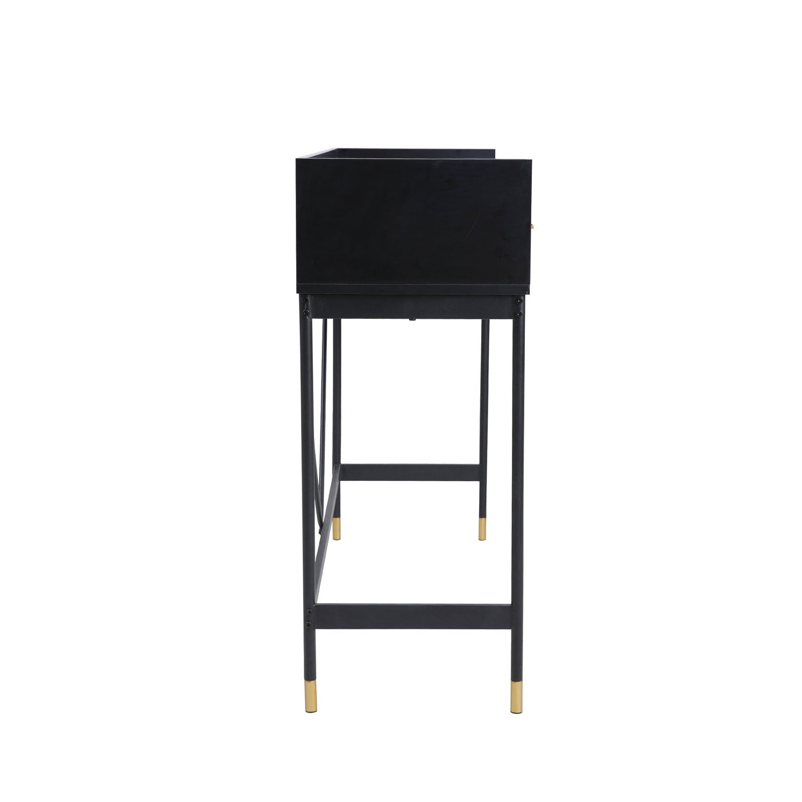 ALCONA Console Table In Matte Black - Cosy Abode