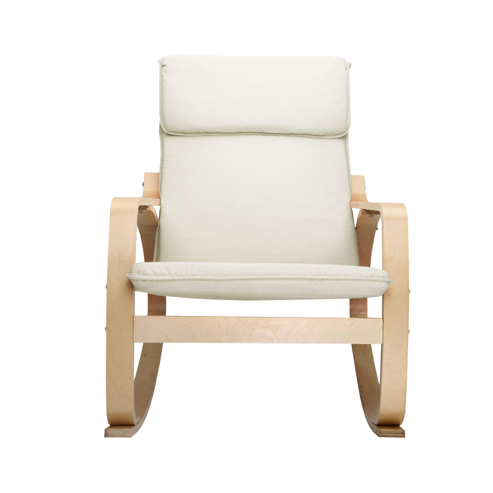 Artiss Rocking Armchair Bentwood Frame Aero - Cosy Abode