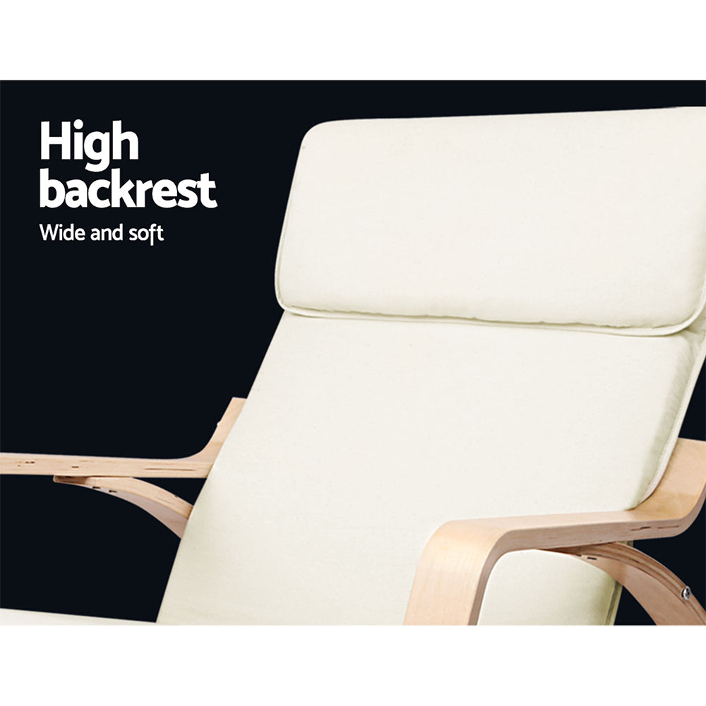 Artiss Rocking Armchair Bentwood Frame Aero - Cosy Abode