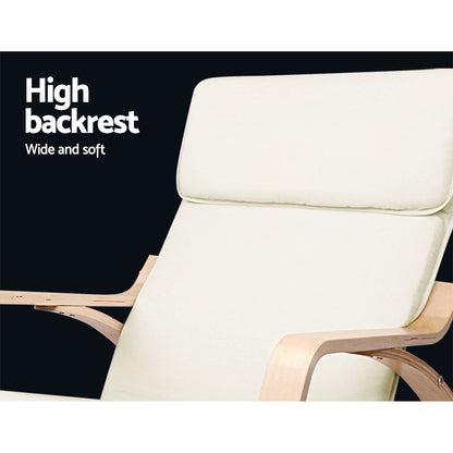 Artiss Rocking Armchair Bentwood Frame Aero - Cosy Abode