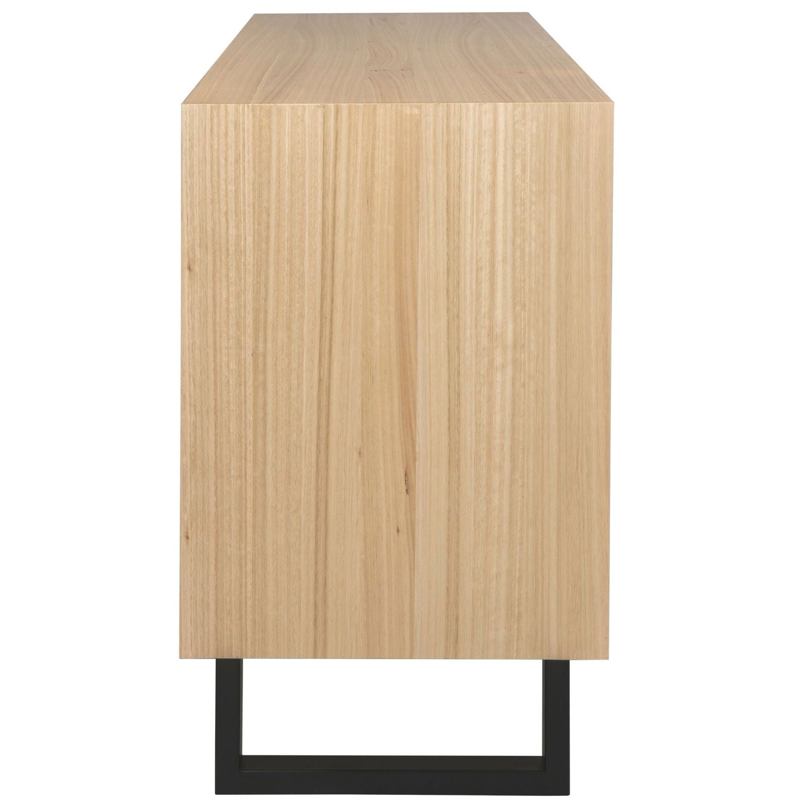 Aconite Buffet Table 180cm 2 Door 3 Drawer Solid Messmate Timber Wood - Natural - Cosy Abode