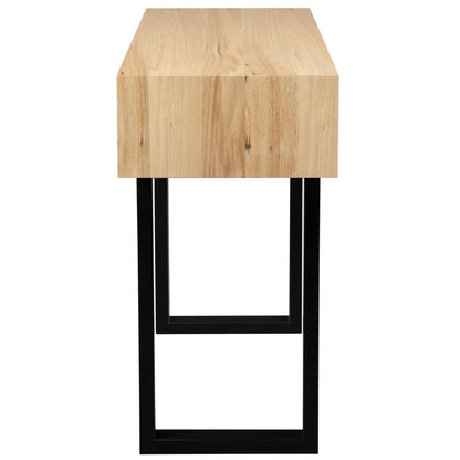 Aconite Console Hallway Entry Table 120cm Solid Messmate Timber Wood - Natural - Cosy Abode
