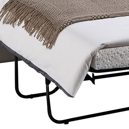 Ada Multifunctional 3 Seater Sofa Bed Fabric Upholstery Wooden Structure - Cosy Abode