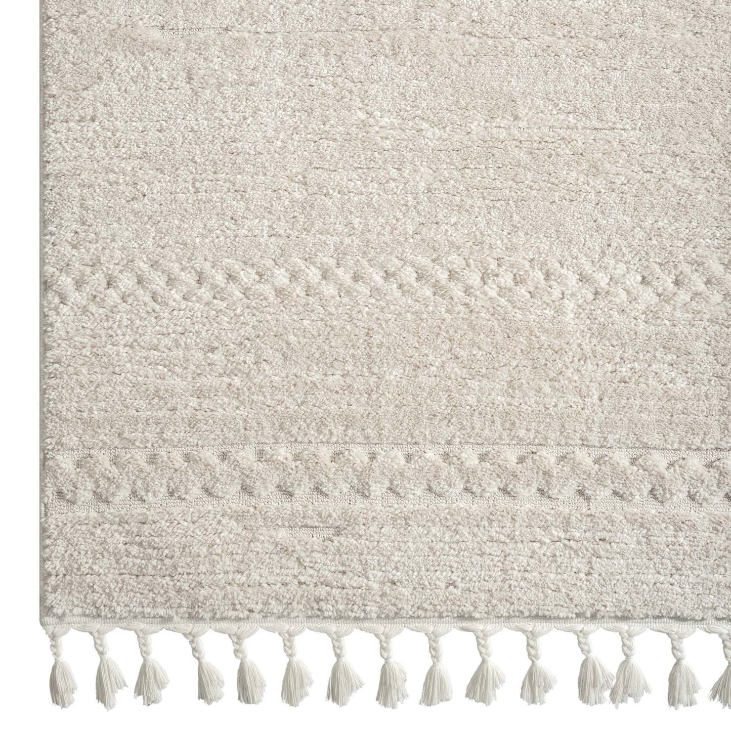 Addie Soft Pile Rug - Ivory - 80x300 - Cosy Abode