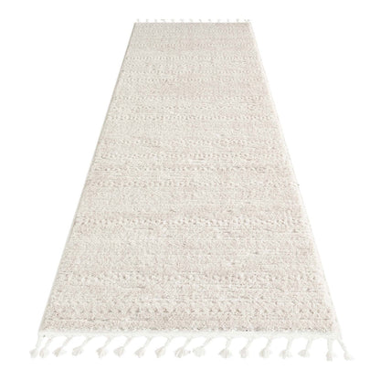 Addie Soft Pile Rug - Ivory - 80x300 - Cosy Abode
