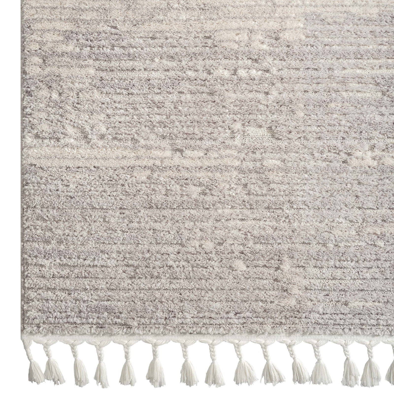 Addie Soft Pile Rug - Light Grey - 200x290 - Cosy Abode