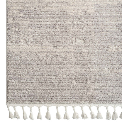 Addie Soft Pile Rug - Light Grey - 200x290 - Cosy Abode