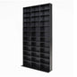 Adjustable Shelves CD DVD Bluray Media Book Storage Cupboard BLACK - Cosy Abode