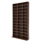 Adjustable Shelves CD DVD Bluray Media Book Storage Cupboard ESPRESSO - Cosy Abode