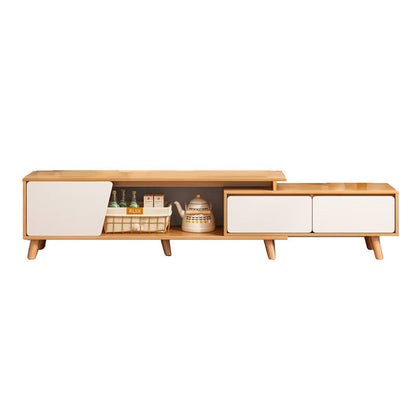 Adjustable TV Stand Entertainment Unit 120-190cm with Storage Drawer Cabinet - Cosy Abode