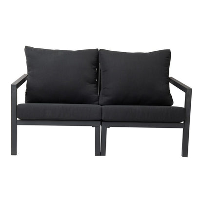 Aidan Garden Furniture Set in Slate Grey — 5 pieces - Cosy Abode