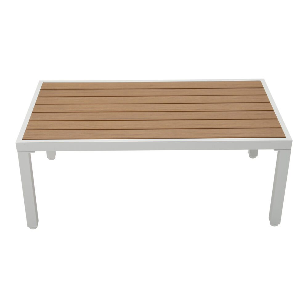 Aidan Garden Furniture Set in White — 5 pieces - Cosy Abode