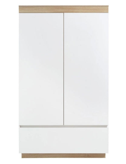 Aiden Contemporary White Oak Wardrobe - Cosy Abode