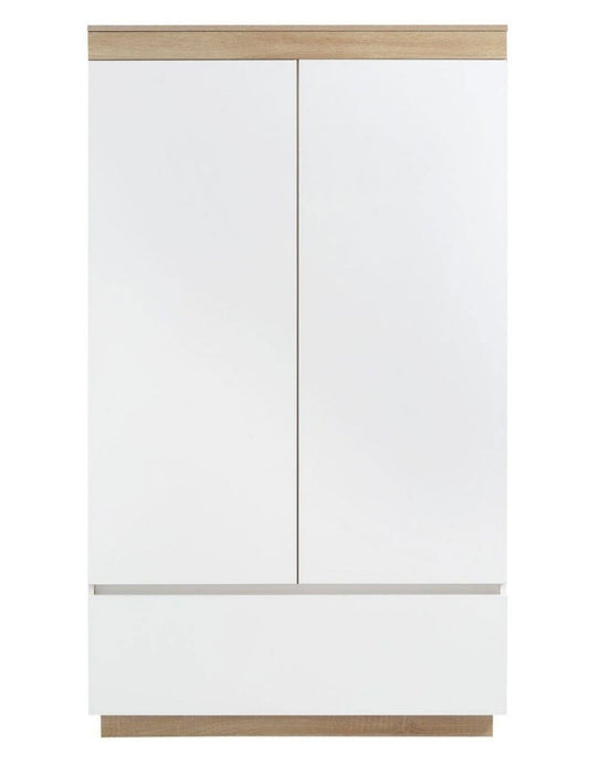 Aiden Contemporary White Oak Wardrobe - Cosy Abode