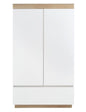Aiden Contemporary White Oak Wardrobe - Cosy Abode