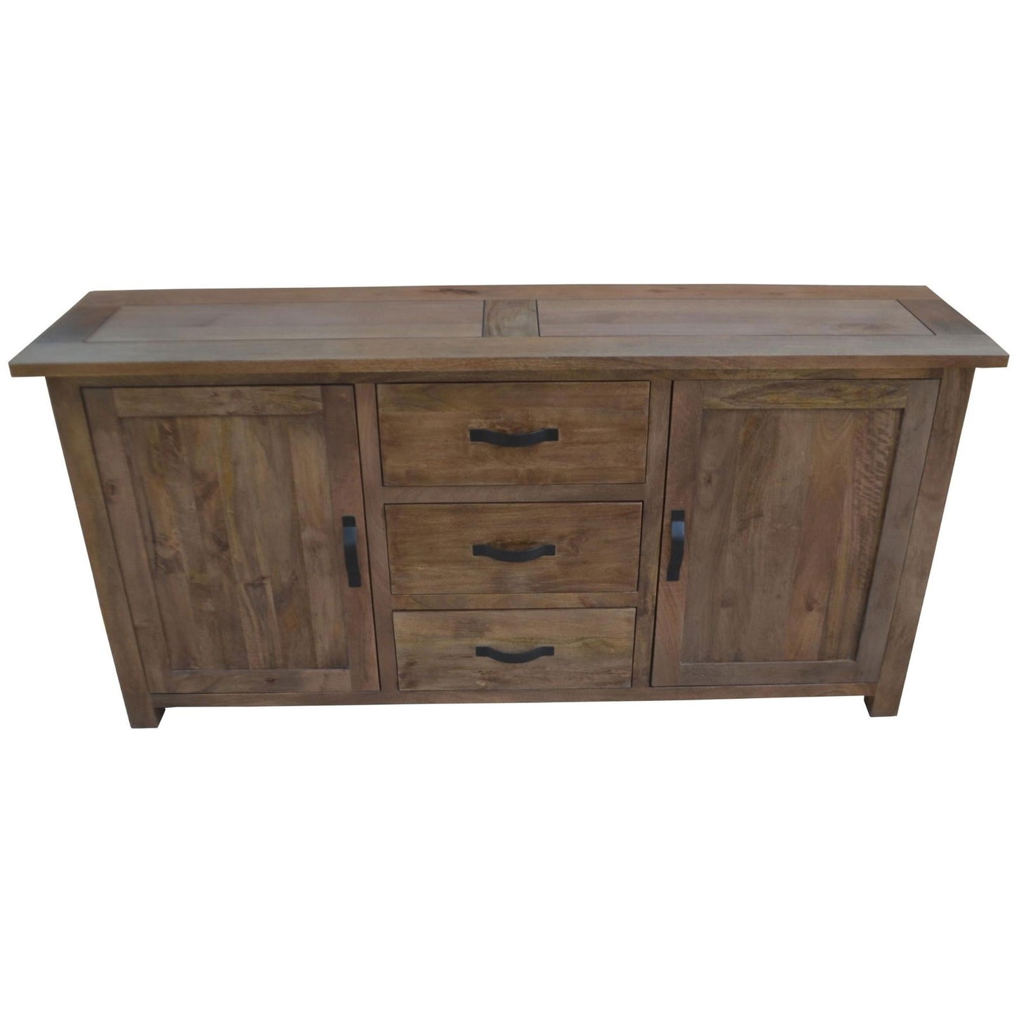 Aksa Buffet Table 175cm 2 Door 3 Drawer Solid Mango Timber Wood - Cosy Abode