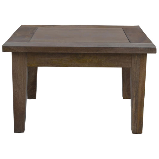 Aksa Lamp Table 60cm Solid Mango Wood Coffee Side Sofa End Desk - Cosy Abode