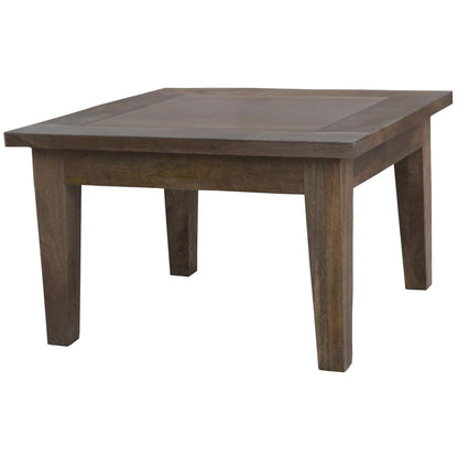 Aksa Lamp Table 60cm Solid Mango Wood Coffee Side Sofa End Desk - Cosy Abode