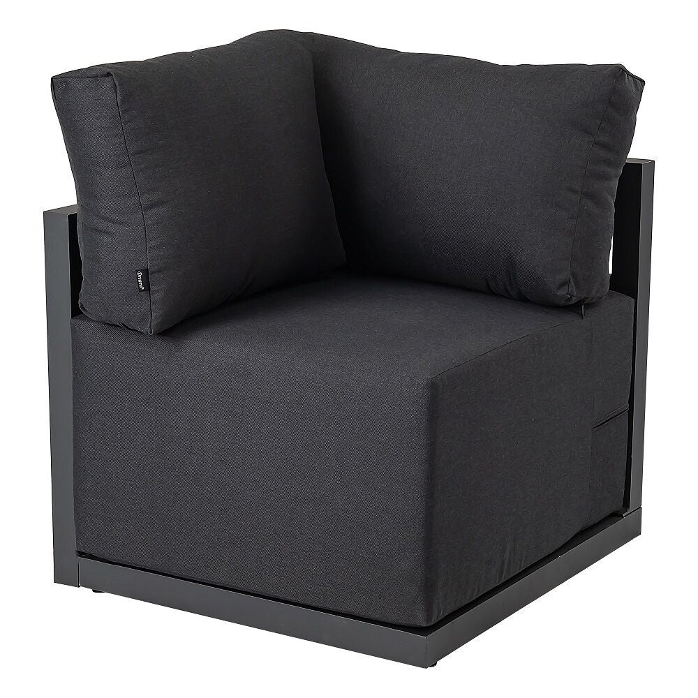 Alfresco Contemporary All-Weather Lounge Set – White - Cosy Abode