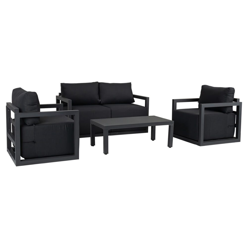 Alfresco Serenity Outdoor Lounge Set – White - Cosy Abode
