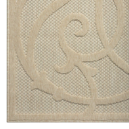 Alpha Outdoor Rug - Cream - 160x230 - Cosy Abode