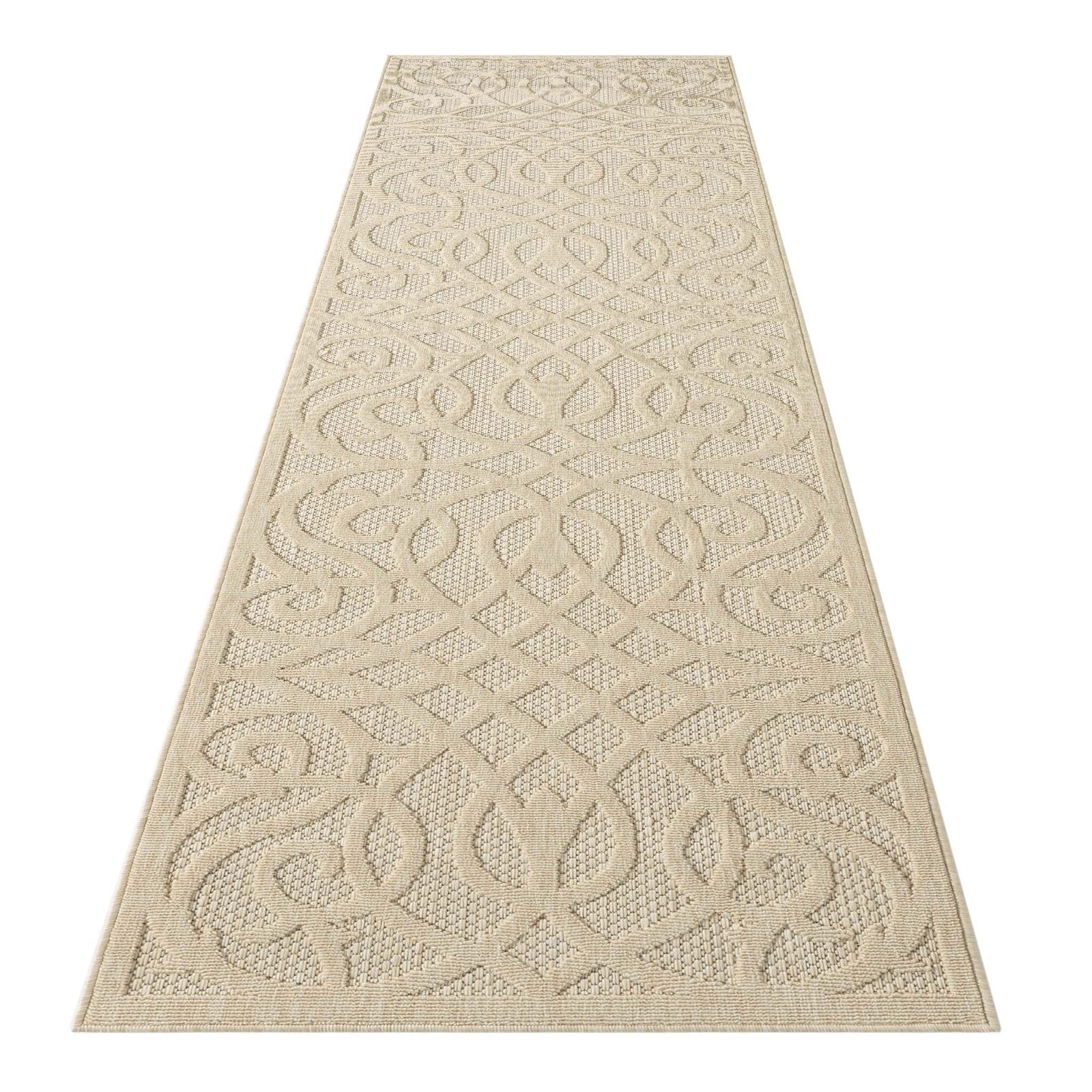 Alpha Outdoor Rug - Cream - 160x230 - Cosy Abode