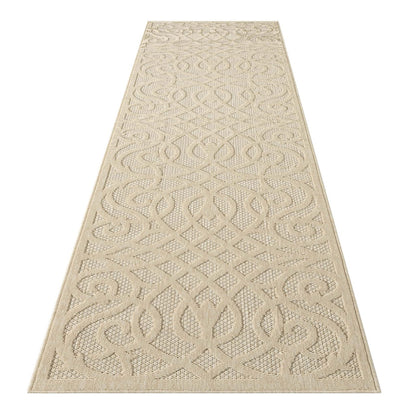 Alpha Outdoor Rug - Cream - 200x290 - Cosy Abode