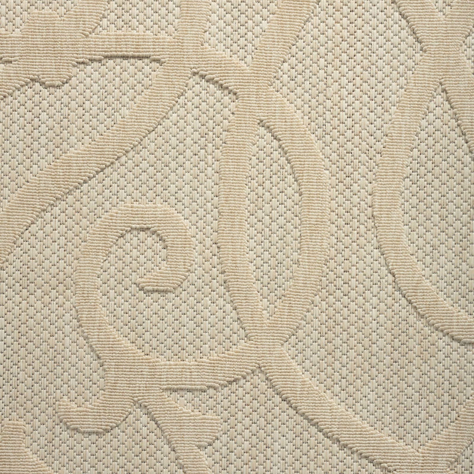 Alpha Outdoor Rug - Cream - 240x330 - Cosy Abode