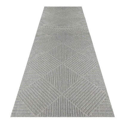 Alpha Outdoor Rug - Light Grey - 160x230 - Cosy Abode