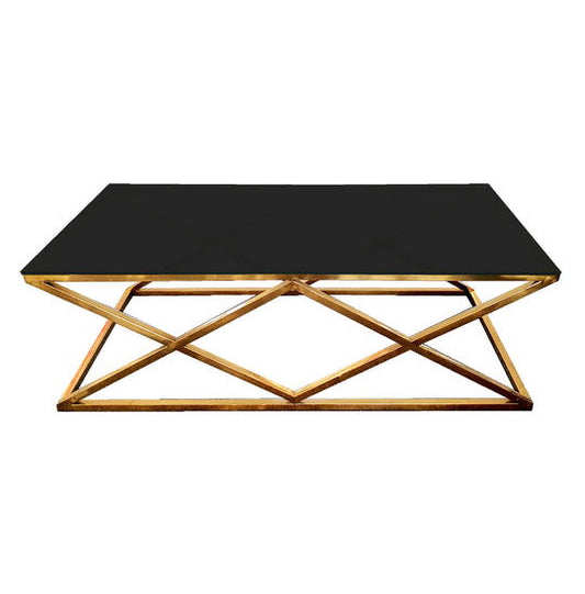Alsea - Gold Coffee Table - Cosy Abode