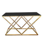 Alsea - Gold Console Table - Cosy Abode