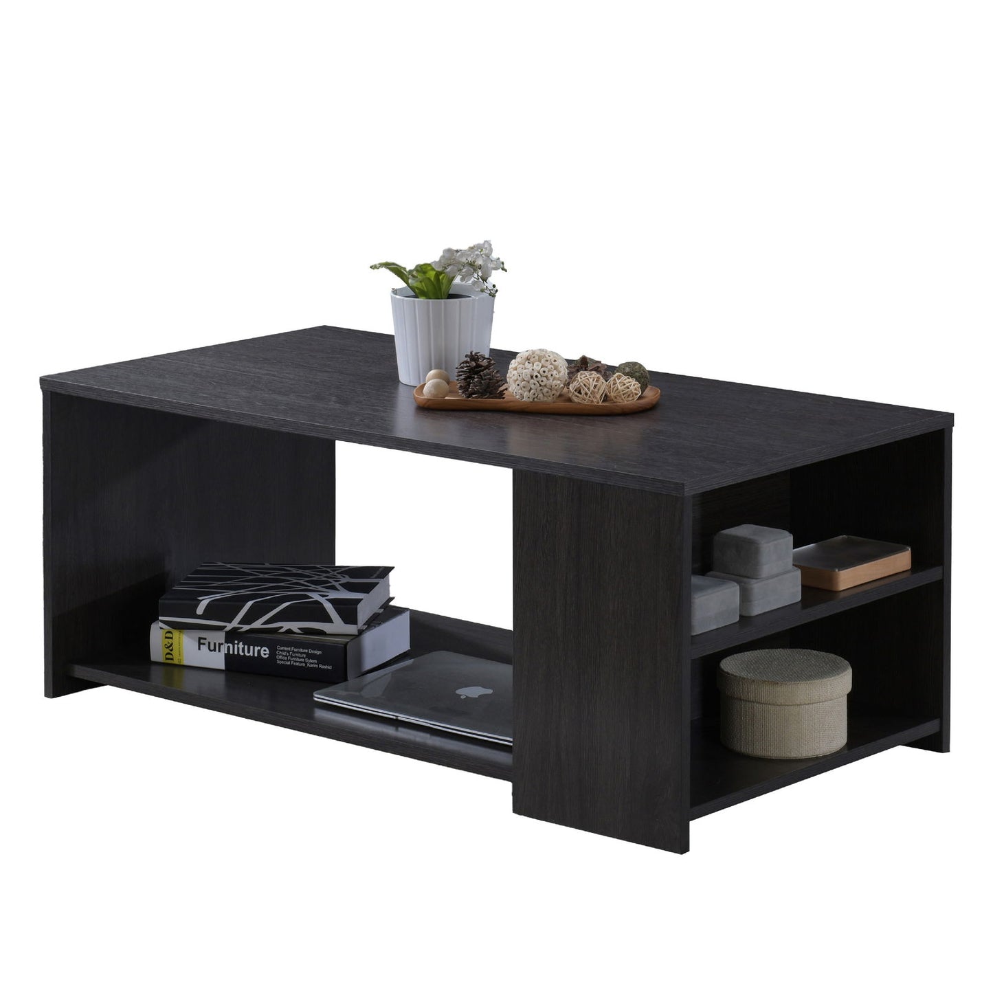 Amelia Coffee Table - Espresso Dark Brown - Cosy Abode
