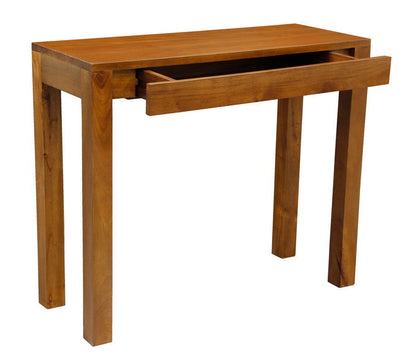 Amsterdam 1 Drawer Sofa Table (Light Pecan) - Cosy Abode