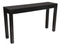 Amsterdam 2 Drawer Sofa Table (Chocolate) - Cosy Abode