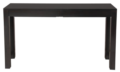 Amsterdam 2 Drawer Sofa Table (Chocolate) - Cosy Abode
