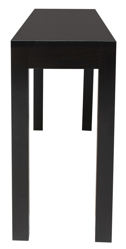 Amsterdam 2 Drawer Sofa Table (Chocolate) - Cosy Abode