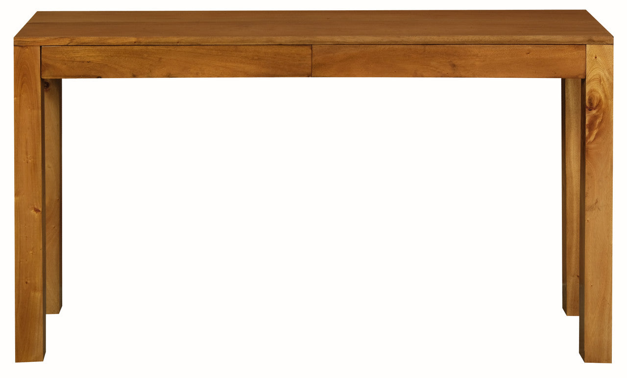 Amsterdam 2 Drawer Sofa Table (Light Pecan) - Cosy Abode