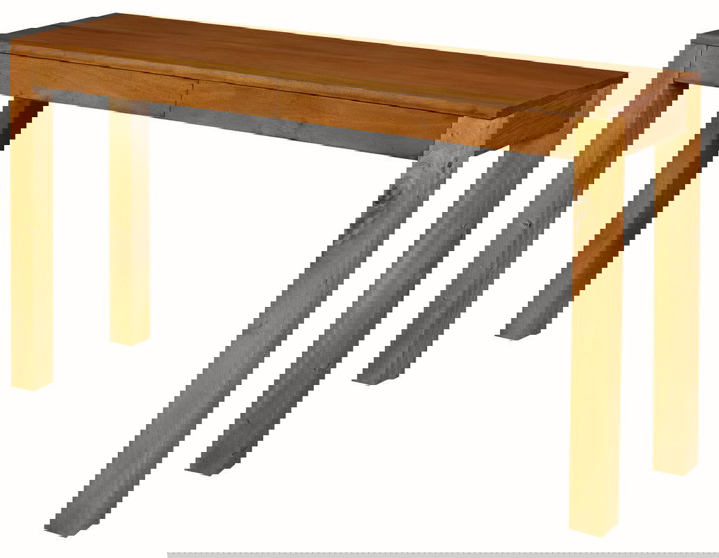Amsterdam 2 Drawer Sofa Table (Light Pecan) - Cosy Abode