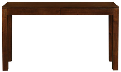 Amsterdam 2 Drawer Sofa Table (Mahogany) - Cosy Abode