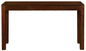 Amsterdam 2 Drawer Sofa Table (Mahogany) - Cosy Abode