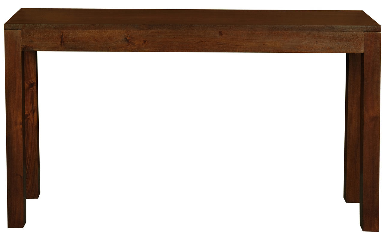 Amsterdam 2 Drawer Sofa Table (Mahogany) - Cosy Abode