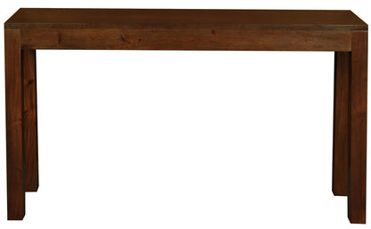 Amsterdam 2 Drawer Sofa Table (Mahogany) - Cosy Abode
