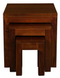 Amsterdam Nest of Table Set of 3 (Mahogany) - Cosy Abode