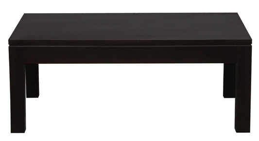 Amsterdam Solid Mahogany Timber Coffee Table (Chocolate) - Cosy Abode