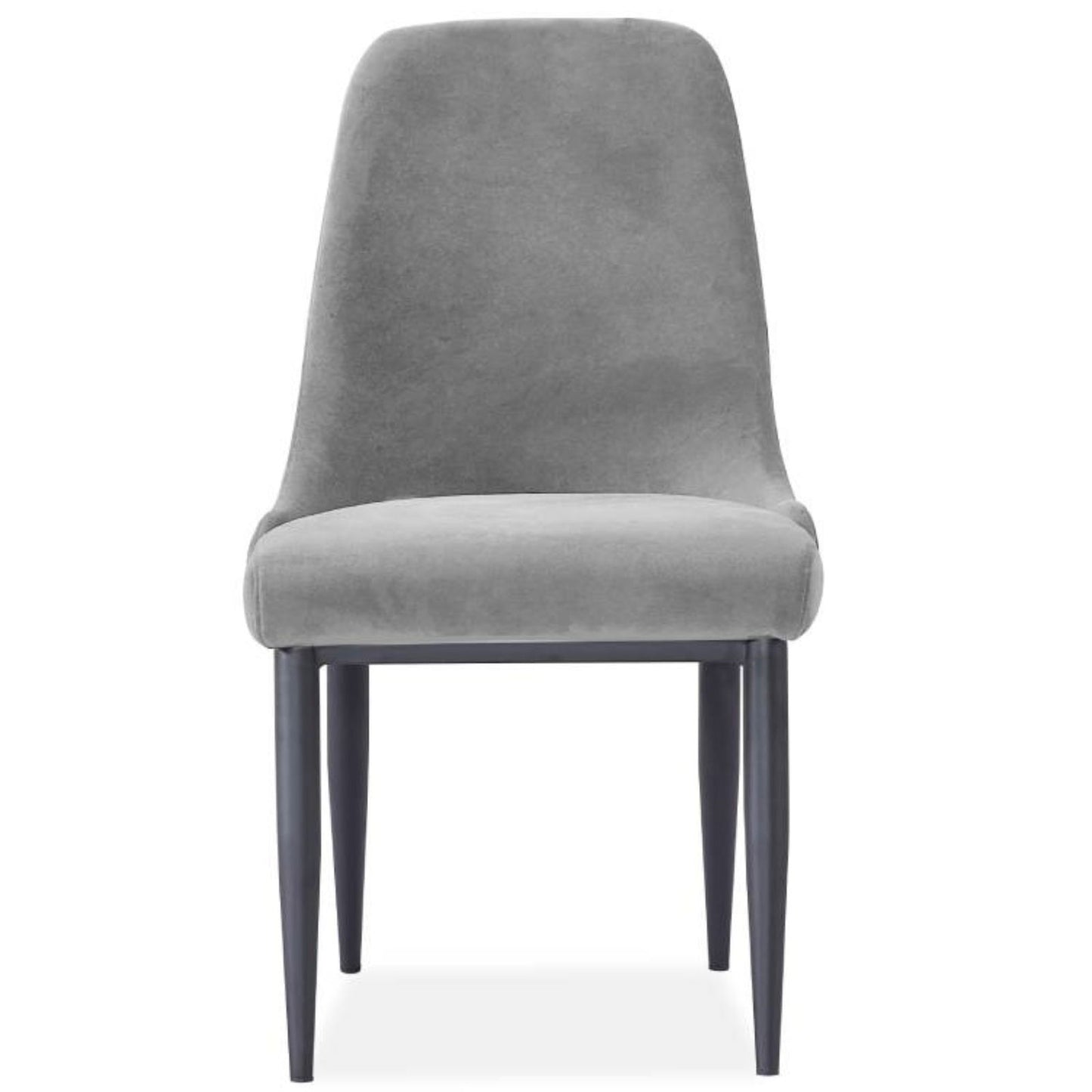 Anika 7pc Dining Set 180cm Table 6 Fabric Chair - Grey Smoke - Cosy Abode