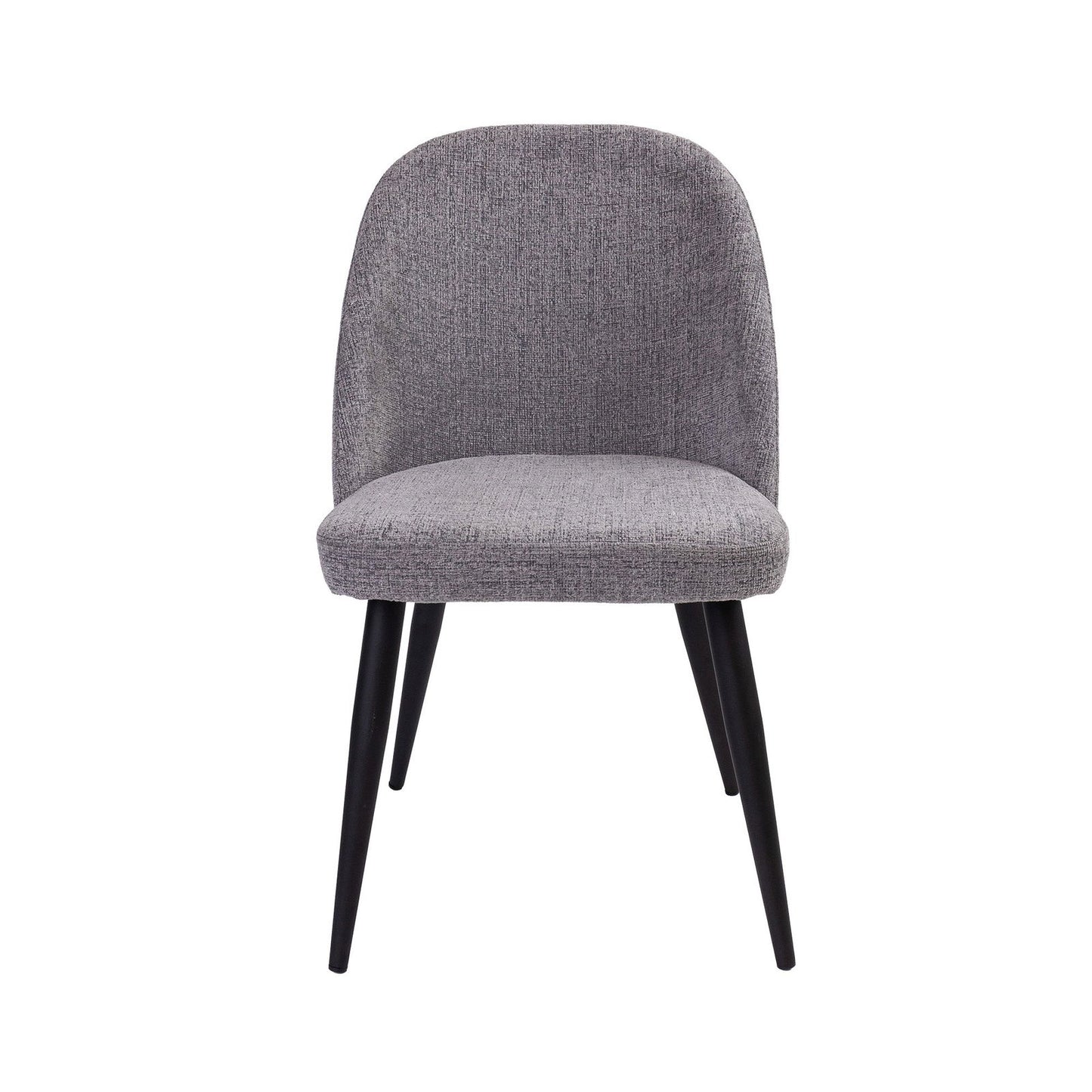 Anika 7pc Dining Set 180cm Table 6 Fabric Chair Fog - Smoke - Cosy Abode