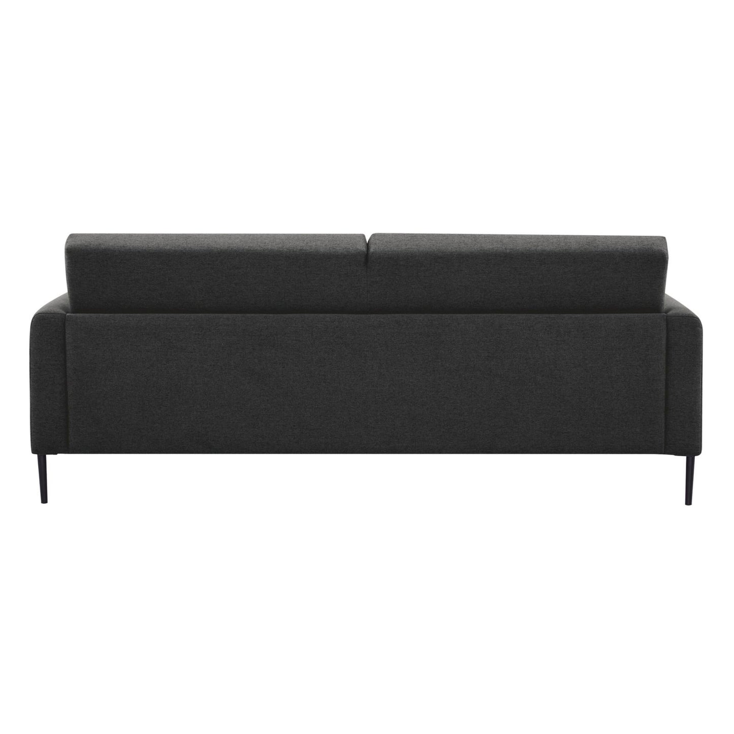 Ariya 3 Seater Sofa Fabric Uplholstered Lounge Couch - Charcoal - Cosy Abode